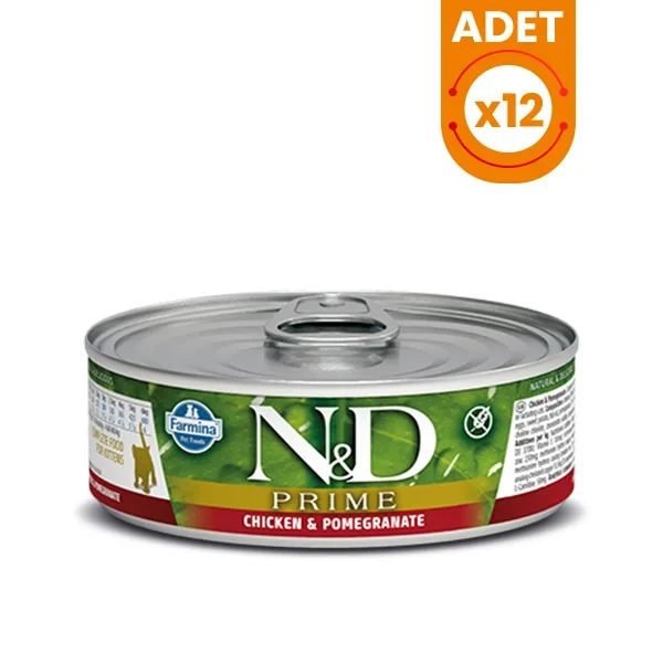 N&D Prime Tavuk ve Narlı Yavru Konserve Kedi Maması