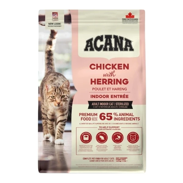 Acana Indoor Entree Sterilised Tavuklu Kısır Kedi Maması 1.8KG